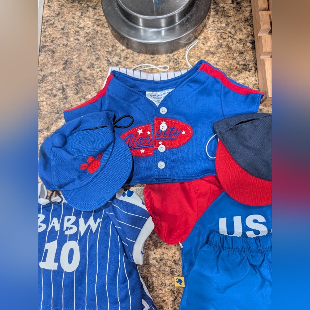 3 Uniforms,  Build A Bear Sports Clothes